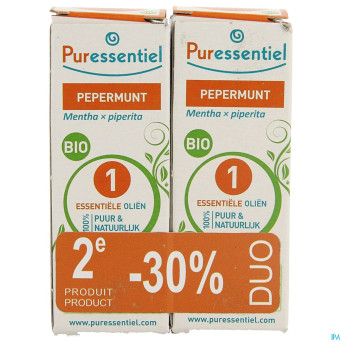 Puressentiel he menthe poivree bio 2x10ml