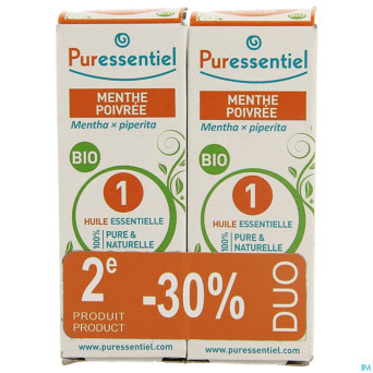 Puressentiel he menthe poivree bio 2x10ml