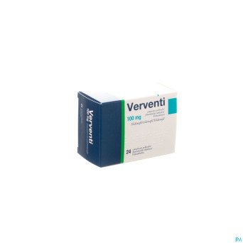 Verventi 100 mg pi pharma   comp pell 24x100mg pip