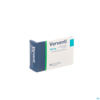 Verventi 100 mg pi pharma   comp pell 12x100mg pip