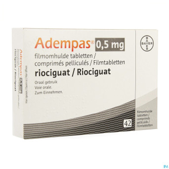 Adempas 0,5 mg comp pell 42 x 0,5 mg