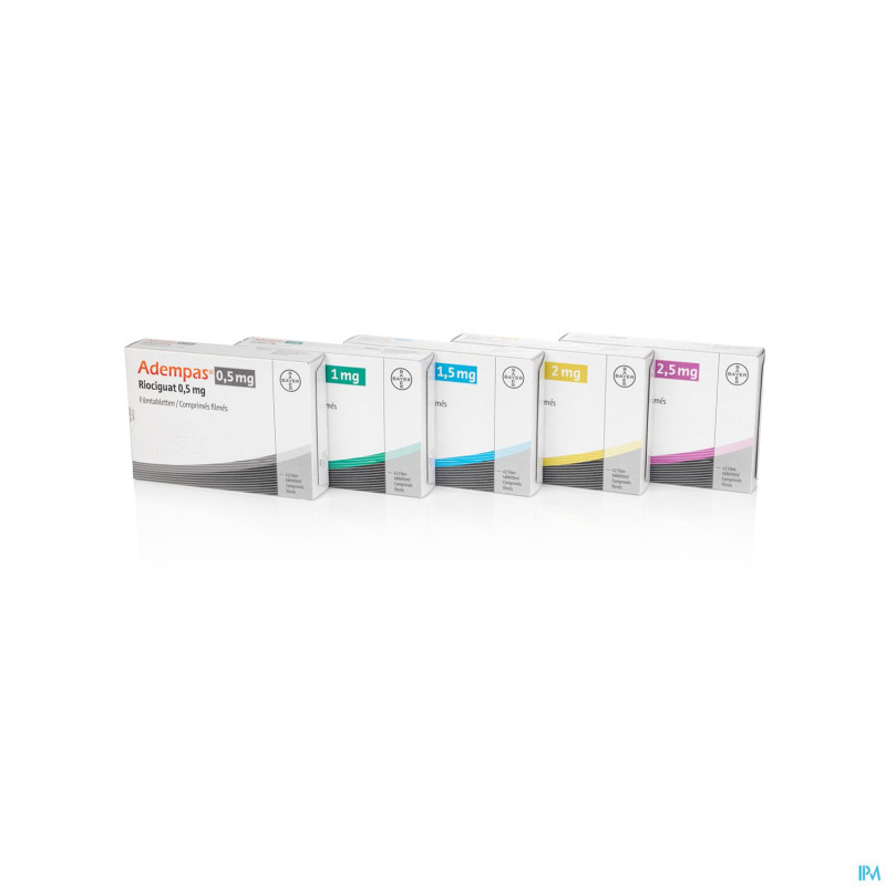 Adempas 1,0 mg comp pell 42 x 1,0 mg