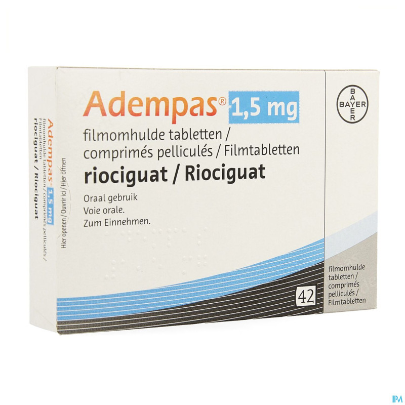 Adempas 1,5 mg comp pell 42 x 1,5 mg