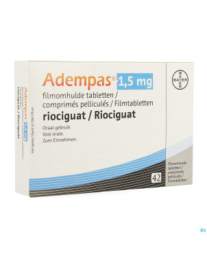 Adempas 1,5 mg comp pell 42 x 1,5 mg