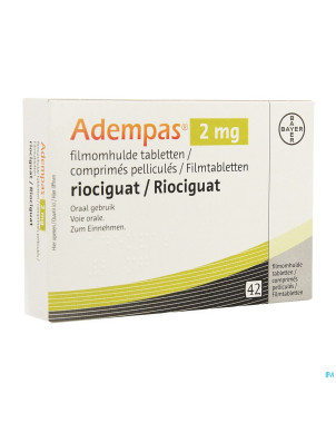 Adempas 2,0 mg comp pell 42 x 2,0 mg