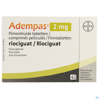 Adempas 2,0 mg comp pell 42 x 2,0 mg