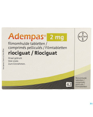 Adempas 2,0 mg comp pell 42 x 2,0 mg