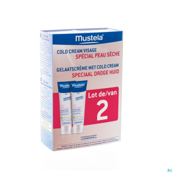 Mustela bb cold cream visage duo    2x40ml