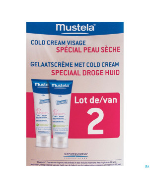 Mustela bb cold cream visage duo    2x40ml