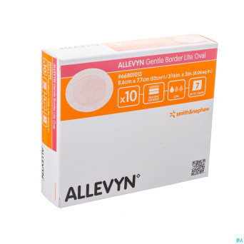Allevyn gentle border lite oval small  10 66801013