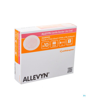 Allevyn gentle border lite oval small  10 66801013