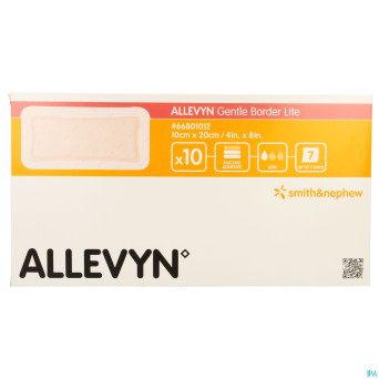 Allevyn gentle border lite 10,0x20,0cm 10 66801012