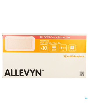 Allevyn gentle border lite 10,0x20,0cm 10 66801012