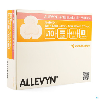 Allevyn gentle border lite multisite   10 66801041