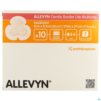 Allevyn gentle border lite multisite   10 66801041