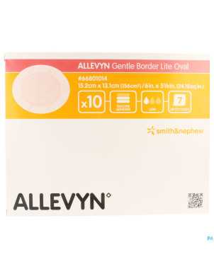 Allevyn gentle border lite oval large  10 66801014
