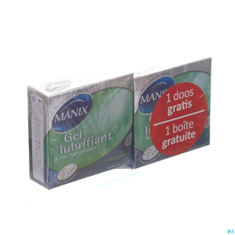Manix gel lubrifiant duopack 2x3x5ml promo