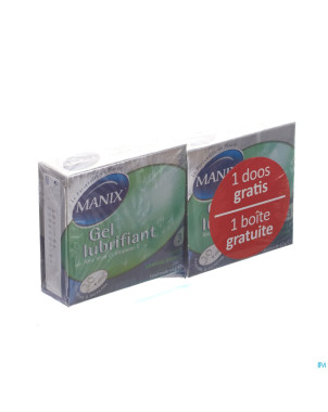 Manix gel lubrifiant duopack 2x3x5ml promo
