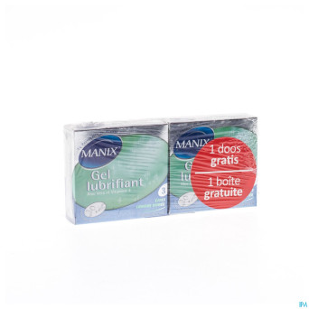 Manix gel lubrifiant duopack 2x3x5ml promo