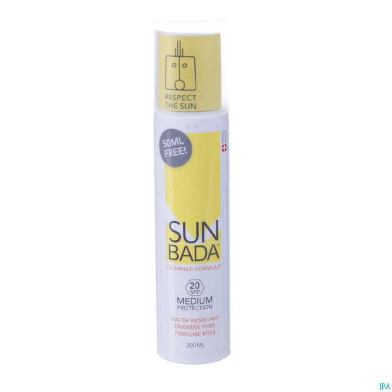 Sunbada medium 20spf    fl 200ml