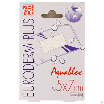 Euroderm plus  5x 7cm 5 pansement steril wtp