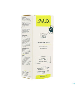 Evoskin reparateur gel creme apais.    tube 50ml
