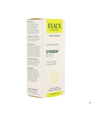 Evoskin reparateur gel creme apais.    tube 50ml