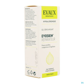 Evoskin reparateur gel creme apais.    tube 50ml