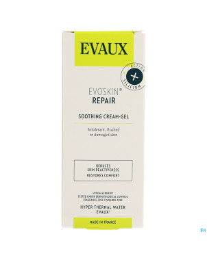 Evoskin reparateur gel creme apais.    tube 50ml