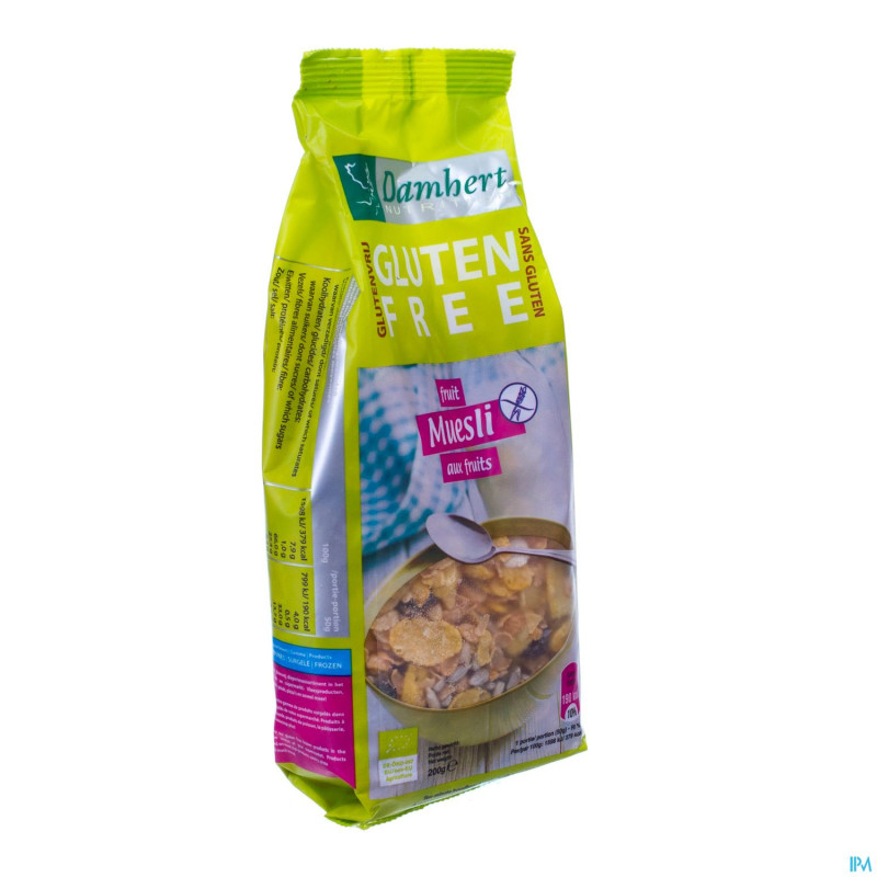 Damhert muelsi fruits/noisettes s/gluten    200g