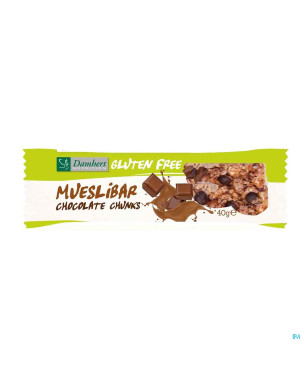 Damhert barre muesli chocolat s/gluten    30g