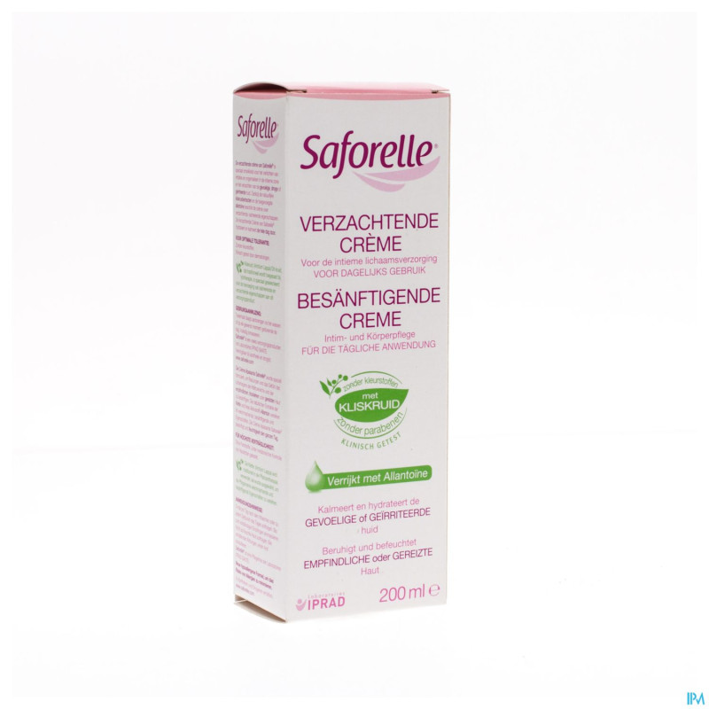 Saforelle creme apaisante tube 200ml