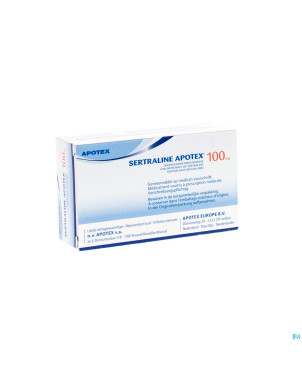 Sertraline apotex 100mg comp pellicul  30