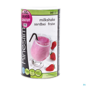 Kineslim milkshake fraise  pdr 350g+50g promo