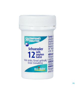 Schuessler 12 sels    50p boiron