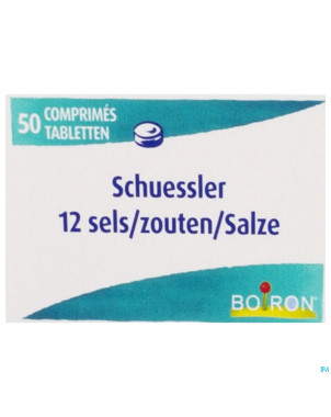 Schuessler 12 sels    50p boiron