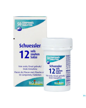 Schuessler 12 sels    50p boiron