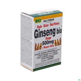 Altisa panax ginseng rouge+gelee royale bio tabl60