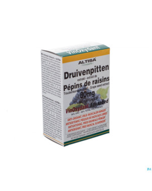 Altisa extr.pepins rouge 80mg+bioflavonoid caps 30