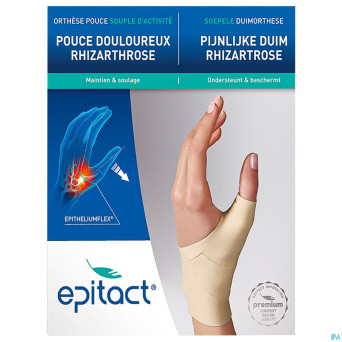 Epitact orthese propriocept. souple pouce  droit s