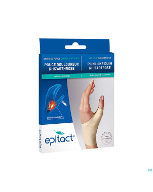 Epitact orthese propriocept. souple pouce gauche s