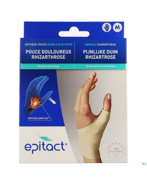 Epitact orthese propriocept. souple pouce  droit m
