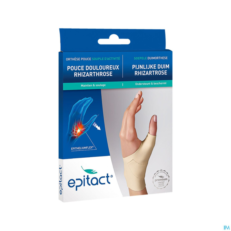 Epitact orthese propriocept. souple pouce gauche m