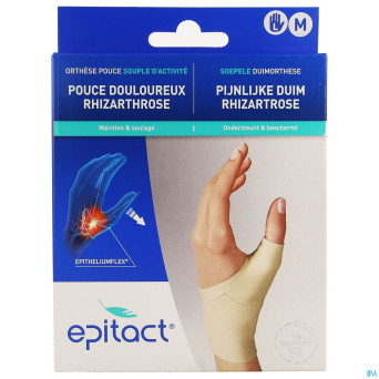 Epitact orthese propriocept. souple pouce gauche m