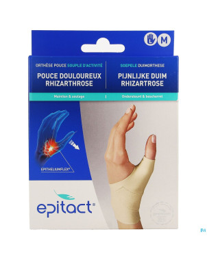 Epitact orthese propriocept. souple pouce gauche m