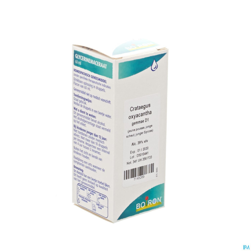 Crataegus oxyacantha gemmo d1    60ml boiron