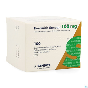 Flecainide retard sandoz 100mg caps lib.prol. 100