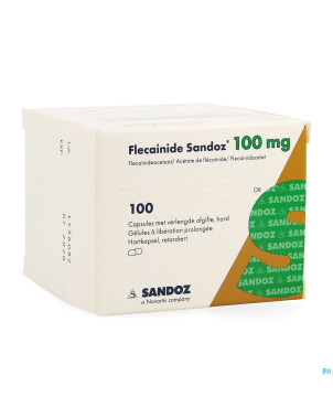 Flecainide retard sandoz 100mg caps lib.prol. 100