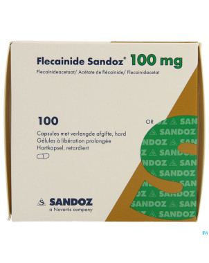Flecainide retard sandoz 100mg caps lib.prol. 100