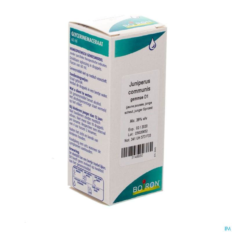 Juniperus communis gemmo d1    60ml boiron